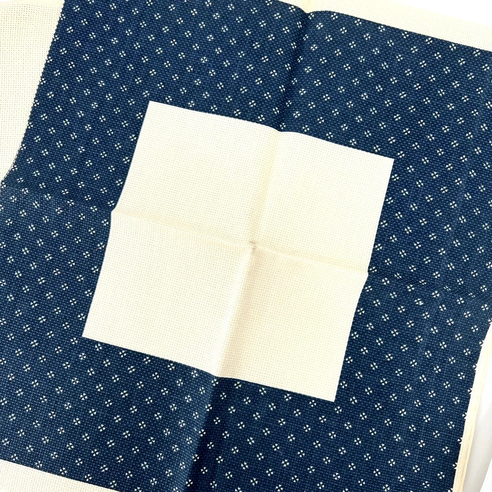 Vintage Counted Cross Stitch Background Fabric Only